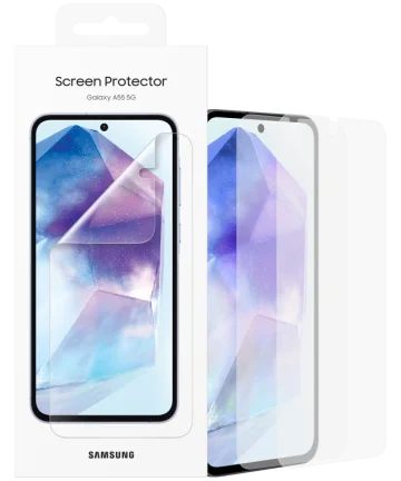 Originele Samsung A55 Screen Protector Display Folie (2-Pack) Screen Protectors