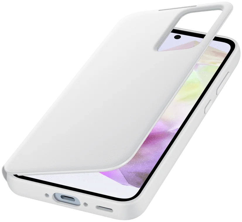 Origineel Samsung Galaxy A35 Hoesje Smart View Wallet Case Wit afbeelding 2
