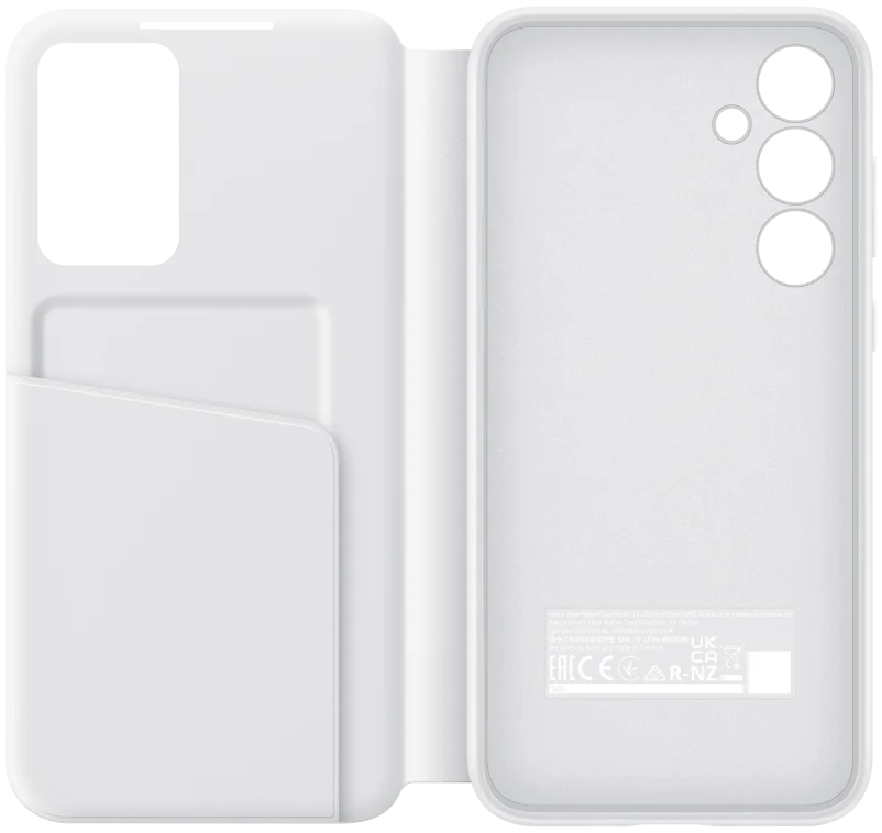 Origineel Samsung Galaxy A35 Hoesje Smart View Wallet Case Wit afbeelding 4