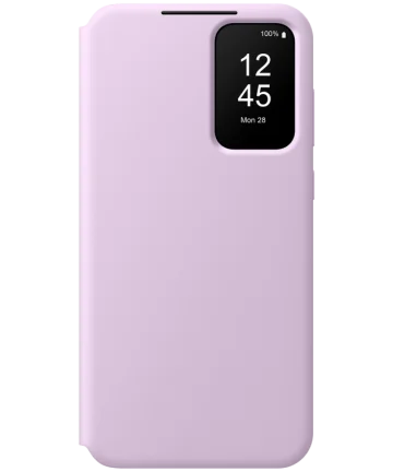Origineel Samsung Galaxy A35 Hoesje Smart View Wallet Case Lavender Hoesjes