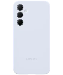 Origineel Samsung Galaxy A35 Hoesje Silicone Case Back Cover Blauw