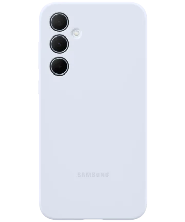 Origineel Samsung Galaxy A35 Hoesje Silicone Case Back Cover Blauw Hoesjes