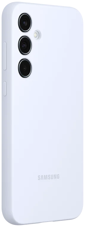 Origineel Samsung Galaxy A35 Hoesje Silicone Case Back Cover Blauw afbeelding 2