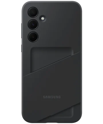 Origineel Samsung Galaxy A35 Hoesje Card Slot Cover Zwart Hoesjes