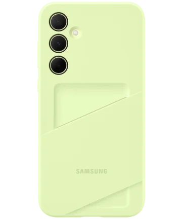 Origineel Samsung Galaxy A35 Hoesje Card Slot Cover Groen Hoesjes