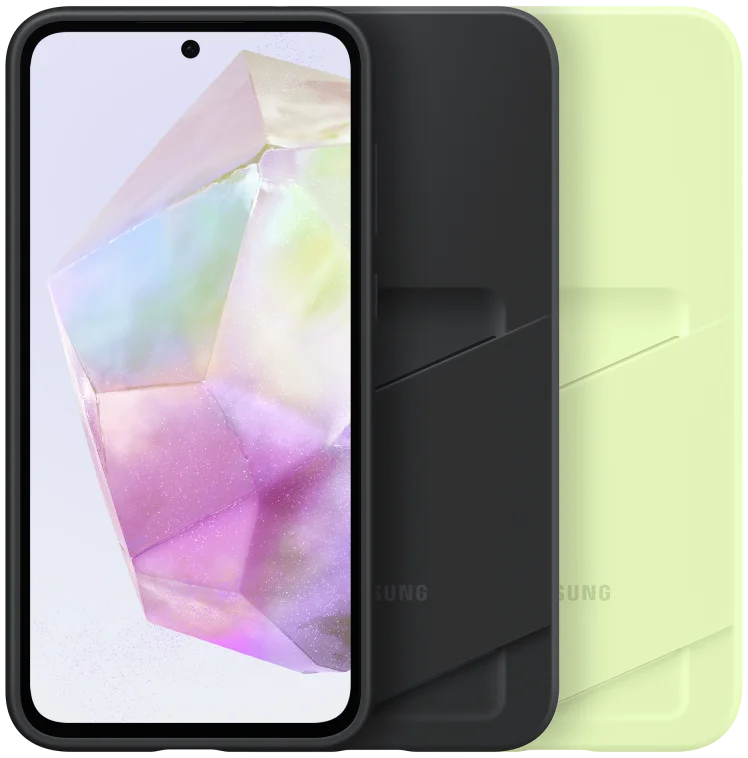 Origineel Samsung Galaxy A35 Hoesje Card Slot Cover Groen afbeelding 6