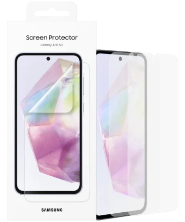 Originele Samsung Galaxy A35 Screen Protector Display Folie (2-Pack) Screen Protectors