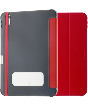 OtterBox React Folio Apple iPad 10.9 (2022) Hoes Book Case Rood Hoesjes