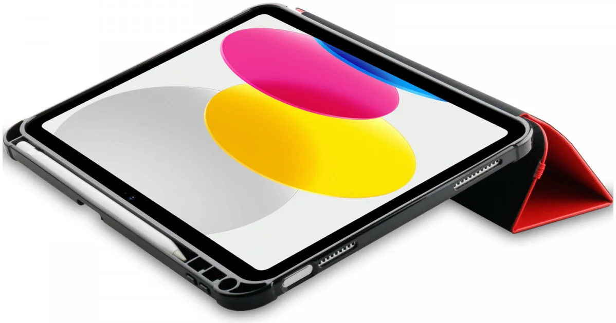 OtterBox React Folio Apple iPad 11 (2025) / 10.9 (2022) Hoes Book Case Rood afbeelding 6