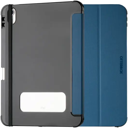 OtterBox React Folio Apple iPad 11 (2025) / 10.9 (2022) Hoes Book Case Blauw afbeelding 1