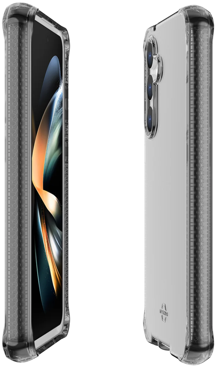ITSKINS Spectrum R Clear Samsung Galaxy S23 FE Hoesje Zwart afbeelding 2