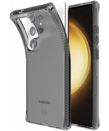 ITSKINS Spectrum R Clear Samsung Galaxy S24 Ultra Hoesje Zwart Hoesjes