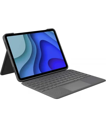 Logitech Folio Touch iPad Pro 11 (2022/2021/2020) Hoes Keyboard Grijs Hoesjes