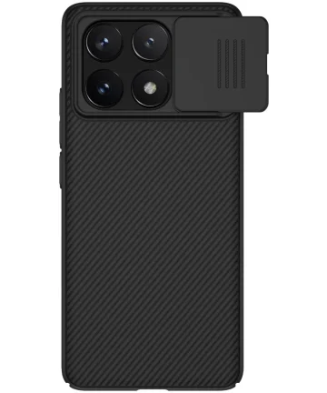 Nillkin CamShield Xiaomi Poco X6 Pro Hoesje Camera Slider Zwart Hoesjes