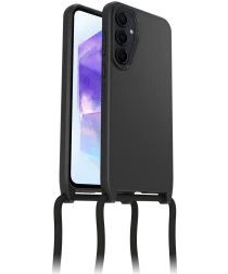 OtterBox React Necklace Samsung Galaxy A55 Hoesje met Koord Zwart