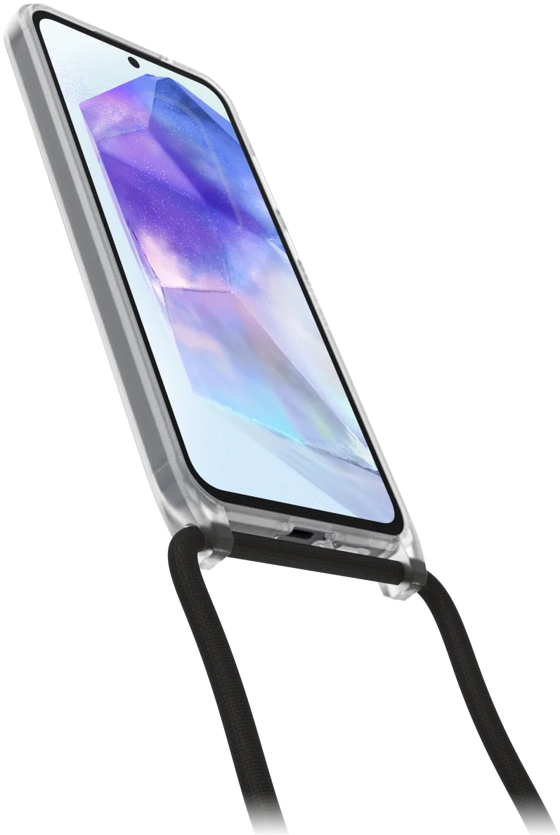 OtterBox React Necklace Samsung Galaxy A55 Hoesje met Koord Clear afbeelding 2