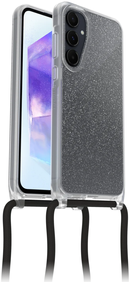 OtterBox React Necklace Samsung Galaxy A55 Hoesje met Koord Glitter afbeelding 1