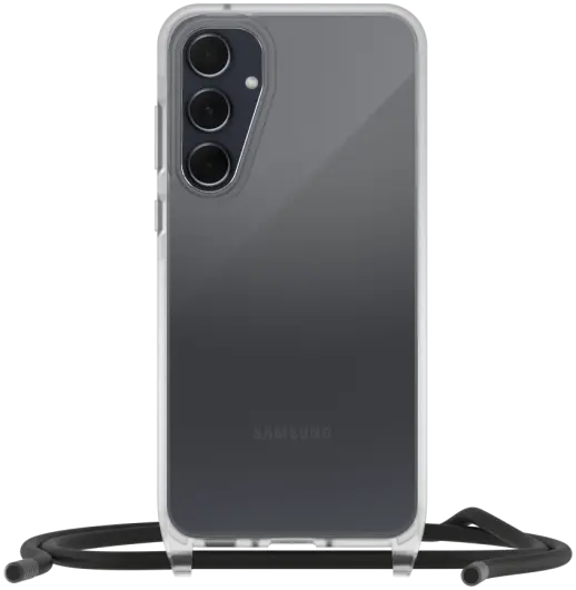 OtterBox React Necklace Samsung Galaxy A35 Hoesje met Koord Clear afbeelding 5