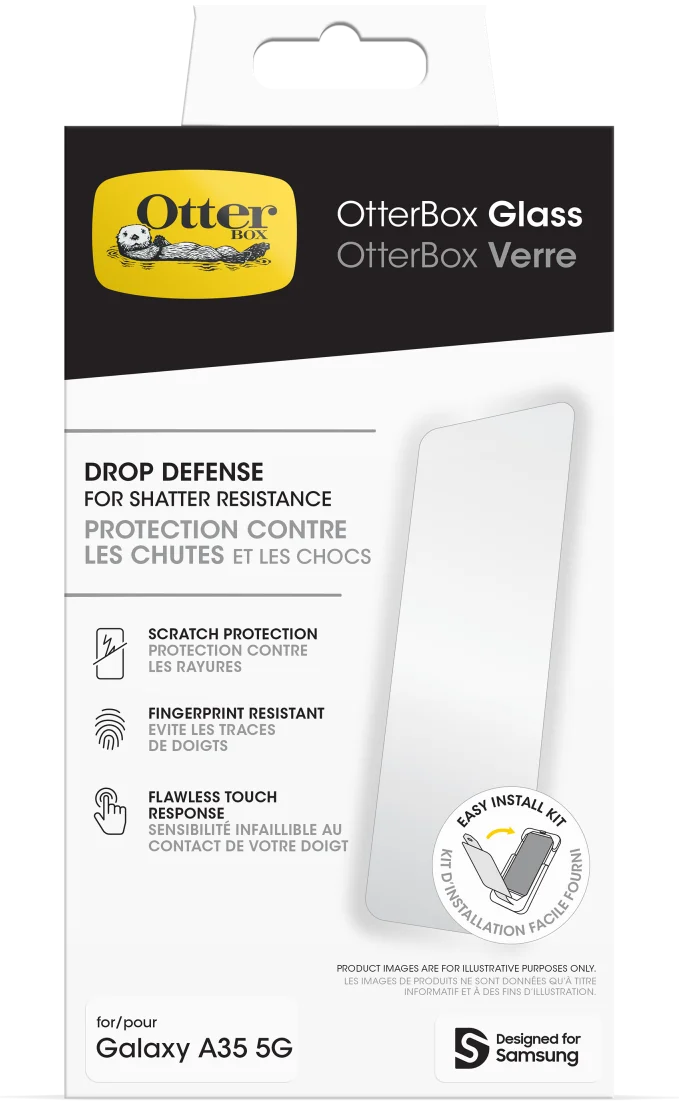 OtterBox Glass Samsung Galaxy A35 Screen Protector afbeelding