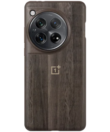 Originele OnePlus 12 Hoesje Walnut Texture Back Cover Bruin Hoesjes