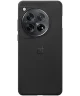 Origineel OnePlus 12R Hoesje Sandstone Textuur Back Cover Zwart