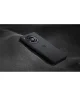 Origineel OnePlus 12R Hoesje Sandstone Textuur Back Cover Zwart