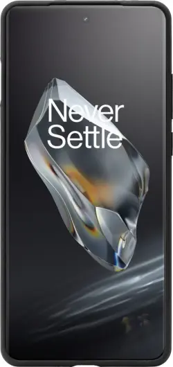 Origineel OnePlus 12R Hoesje Sandstone Textuur Back Cover Zwart afbeelding 4