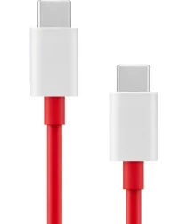 Originele OnePlus USB-C naar USB-C Snellaad Kabel 120W 1M Rood/Wit
