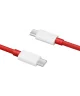 Originele OnePlus USB-C naar USB-C Snellaad Kabel 120W 1M Rood/Wit