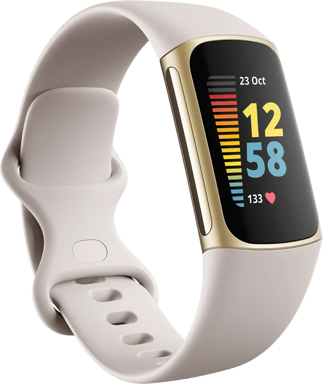 Fitbit Charge 5 Goud (wit) afbeelding 1