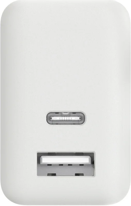 Xtorm 30W GaN Wall Charger Duo-Poorts Oplader met USB-A en USB-C Wit afbeelding 2