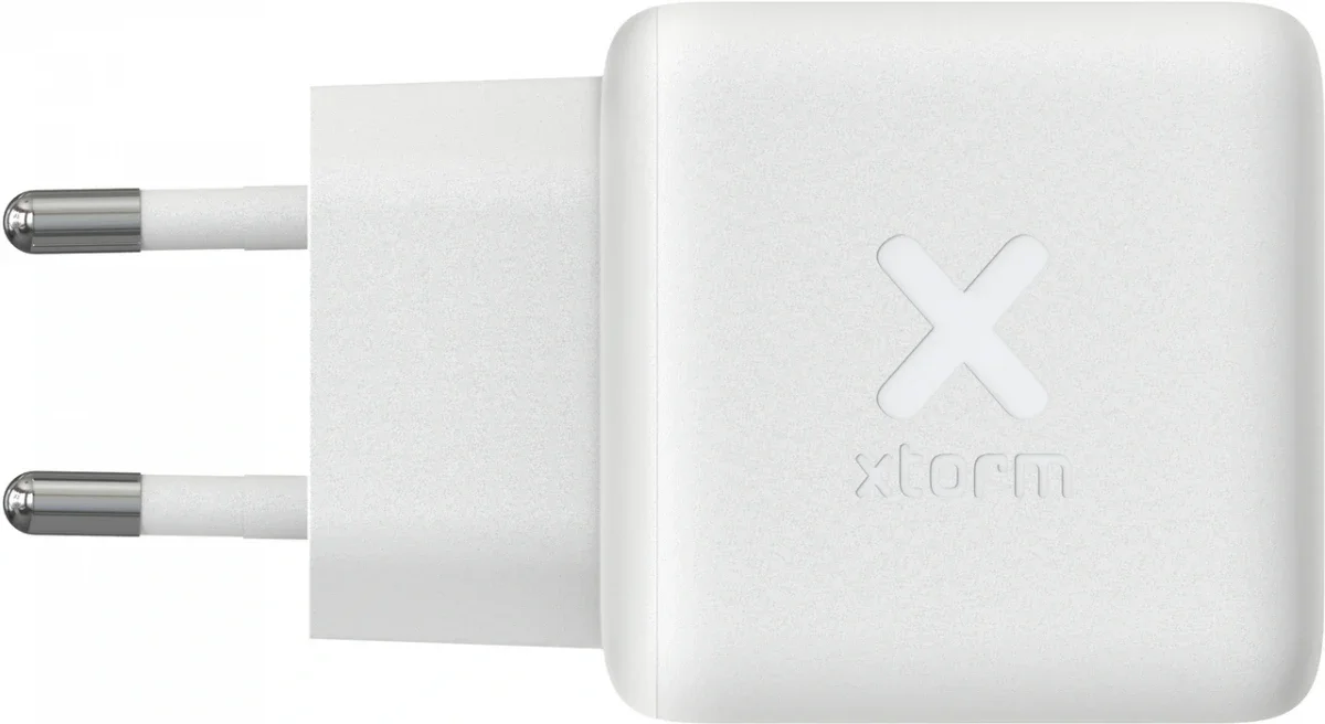 Xtorm 30W GaN Wall Charger Duo-Poorts Oplader met USB-A en USB-C Wit afbeelding 5