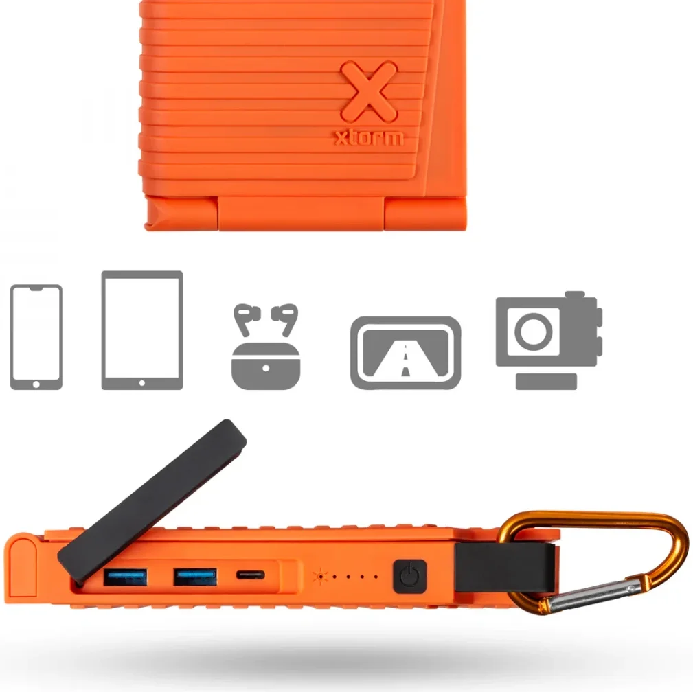 Xtorm XR105 20W Solar Powerbank 10.000 mAh met Zonnepaneel afbeelding 3
