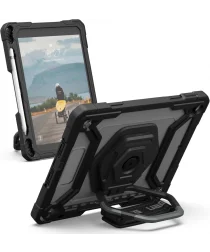 UAG Plasma iPad 10.2 Hoes met Ingebouwde Screen Protector Zwart Ice