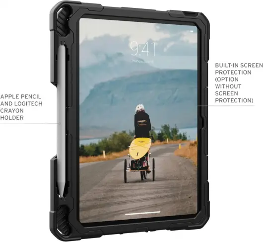 UAG Plasma iPad 11 (2025)/10.9 (2022) Hoes met Ingebouwde Screen Protector Zwart afbeelding 6
