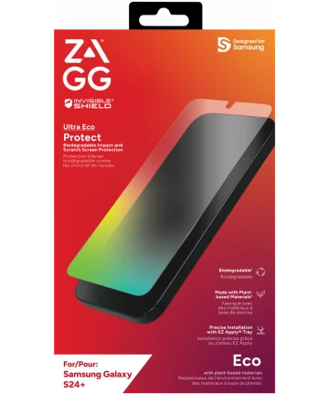 ZAGG InvisibleShield Ultra Eco Samsung Galaxy S24 Plus Protector Screen Protectors