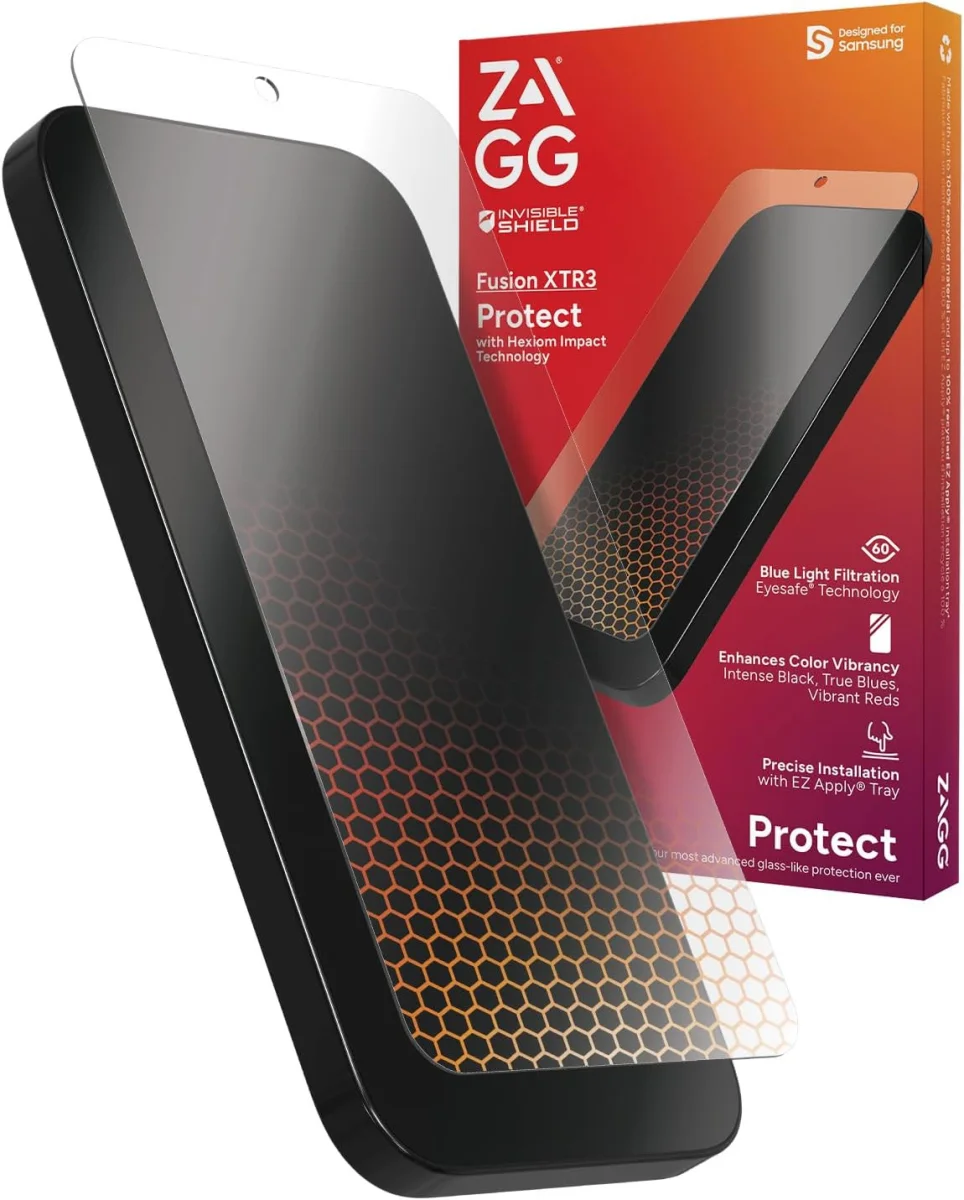 ZAGG InvisibleShield Flex XTR3 Samsung Galaxy S24 Screen Protector afbeelding 1