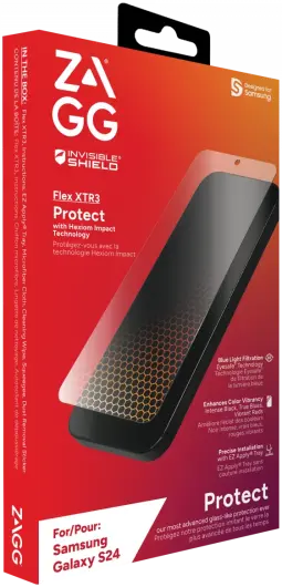 ZAGG InvisibleShield Flex XTR3 Samsung Galaxy S24 Screen Protector afbeelding 10