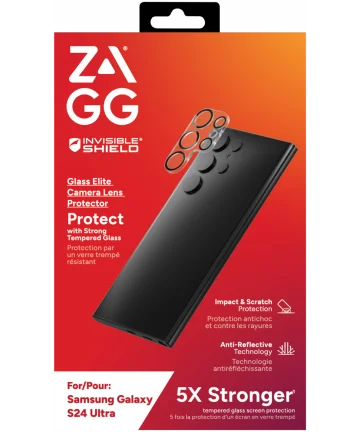 ZAGG InvisibleShield Glass Elite Samsung S24 Ultra Camera Protector Screen Protectors