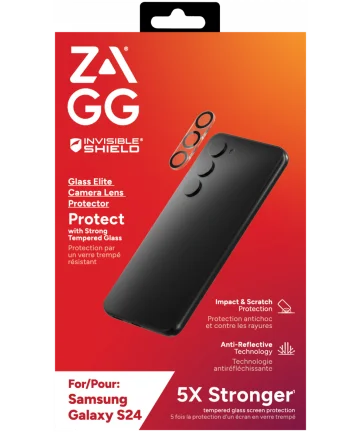 ZAGG InvisibleShield Glass Elite Samsung Galaxy S24 Camera Protector Screen Protectors