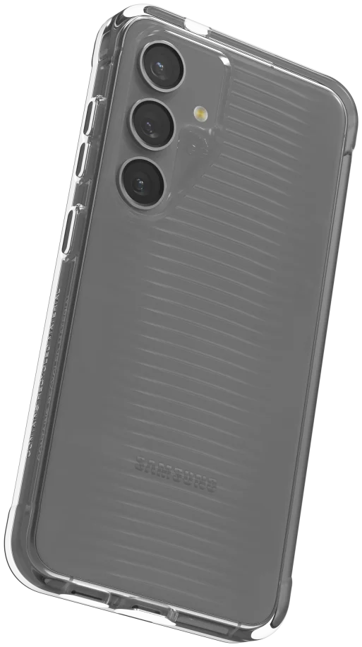 ZAGG Luxe Samsung Galaxy S24 Hoesje 3M Valbescherming Transparant afbeelding 3