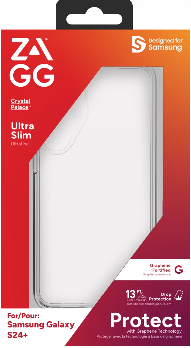 ZAGG Crystal Palace Samsung S24 Plus Hoesje 4M Drop Proof Transparant afbeelding 11