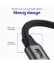 Buddi Flex USB-C naar USB-C Kabel 60W Fast Charge 30cm Zwart