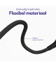 Buddi Flex USB-C naar USB-C Kabel 60W Fast Charge 30cm Zwart