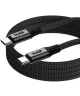 Buddi Flex USB-C naar USB-C Kabel 60W Fast Charge 3M Zwart