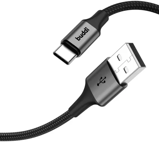 Buddi Flex USB-A naar USB-C Kabel 12W Fast Charge 1M Zwart afbeelding 12