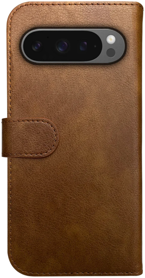 Rosso Element Google Pixel 9 / 9 Pro Hoesje Book Case Wallet Bruin afbeelding 2