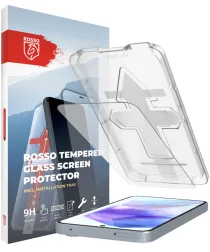 Rosso Samsung Galaxy A55 Tempered Glass Fingerprint en Case Friendly