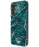 HappyCase Samsung Galaxy A15 Hoesje Flexibel TPU Aqua Marmer Print