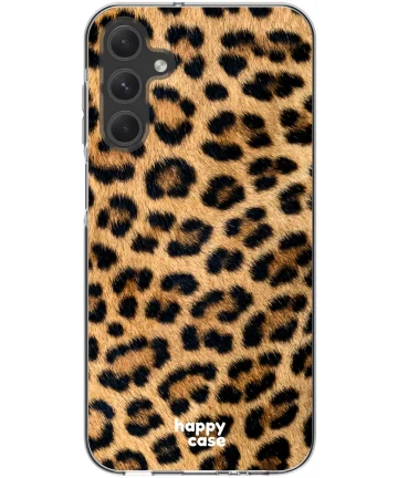 HappyCase Samsung Galaxy A15 Hoesje Flexibel TPU Wilde Panter Print Hoesjes